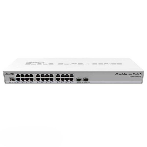 سوییچ روتر گیگابیت میکروتیک CRS326 24G 2S+RM
