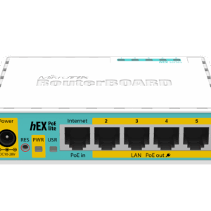 روتر میکروتیک مدل MikroTik hEX PoE lite (RB750UPr2)