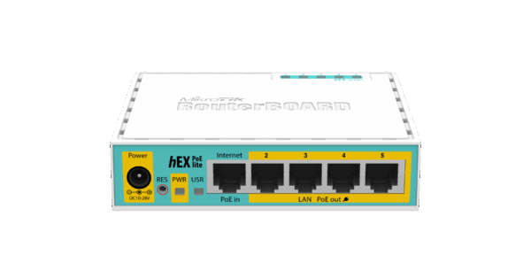 روتر میکروتیک مدل MikroTik hEX PoE lite (RB750UPr2)