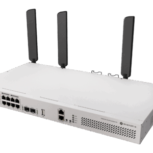 سوئیچ رک‌مونت میکروتیک مدل MikroTik CRS418-8P-8G-2S+5axQ2axQ-RM