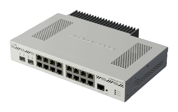 روتر میکروتیک مدل MikroTik CCR2004‑16G‑2S+PC