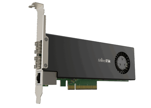 کارت شبکه/روتر رک‌مونت میکروتیک مدل MikroTik CCR2004-1G-2XS-PCIe