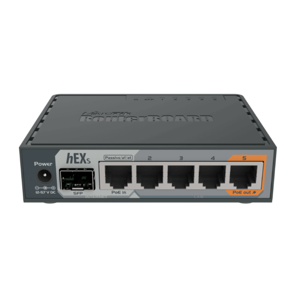 روتر سیمی میکروتیک مدل MikroTik hEX S (RB760iGS)