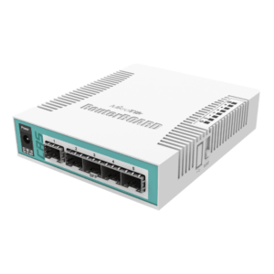 سوئیچ فیبر رکمونت میکروتیک مدل MikroTik CRS106-1C-5S