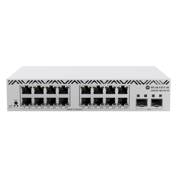 سوئیچ مدیریتی میکروتیک مدل MikroTik CSS318 16G 2S+IN