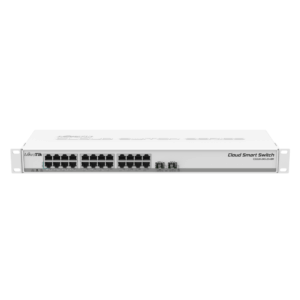 سوئیچ رک‌مونت میکروتیک مدل MikroTik CSS326-24G-2S+RM