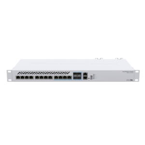 سوئیچ رک‌مونت میکروتیک مدل MikroTik CRS312-4C+8XG-RM