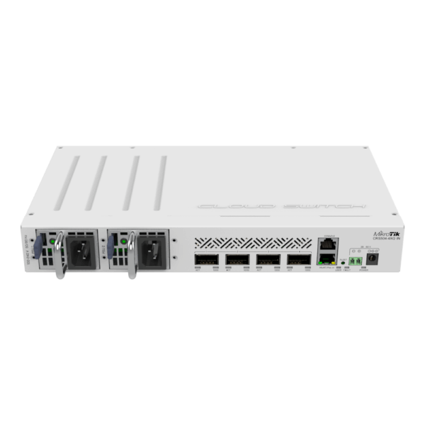 سوئیچ رک / دیتاسنتر میکروتیک مدل MikroTik CRS504‑4XQ‑IN سوئیچ رک / دیتاسنتر میکروتیک مدل MikroTik CRS504‑4XQ‑IN