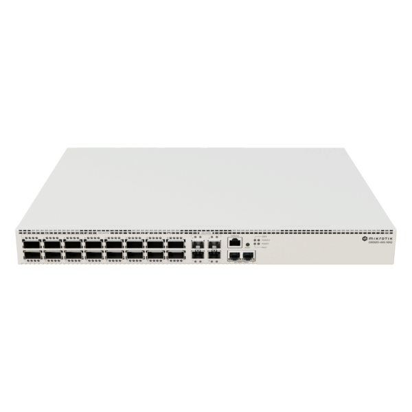 سوئیچ رک‌مونت میکروتیک مدل MikroTik CRS520-4XS-16XQ-RM